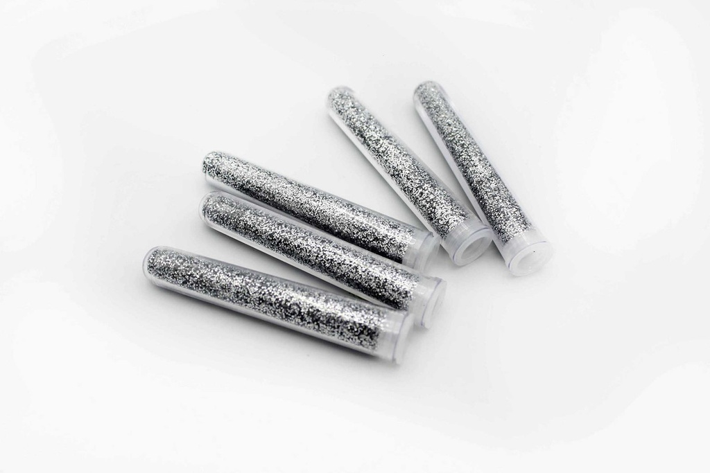 TUBO DE ESCARCHA PLATEADA []