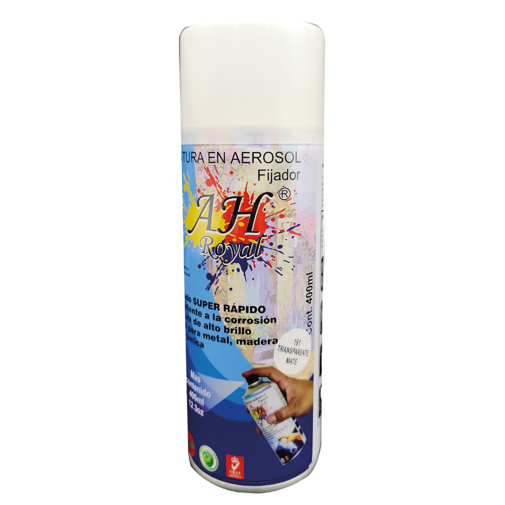 PINTURA AEROSOL AH ROYAL BLANCO MATE  [5)HT40203 RT5]