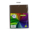 FOAMY CARTA AH ROYAL CAFE OSCURO  X 10 UNDS [AH10100715-PAC0007-1024]