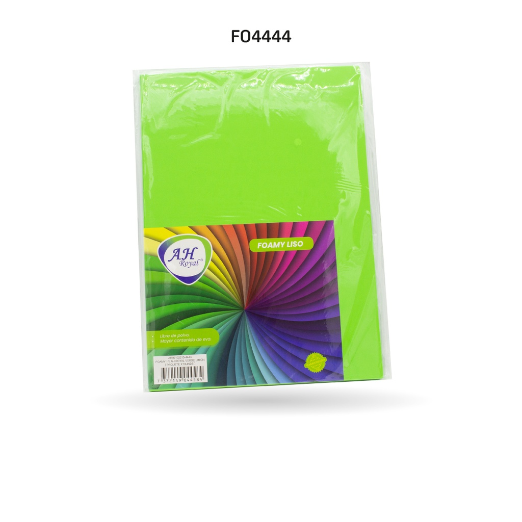 FOAMY 1/8 AH ROYAL VERDE LIMON X 10 UNDS [AH80102215]