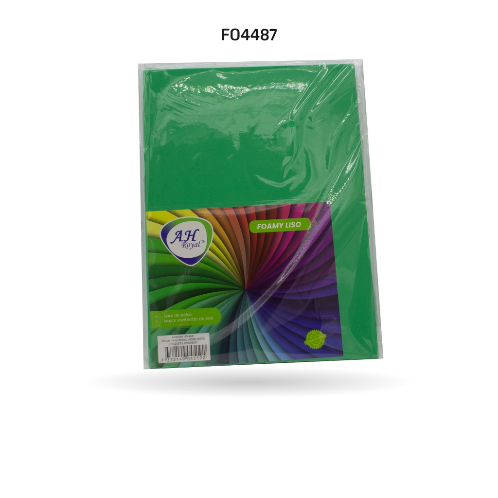 FOAMY 1/8 AH ROYAL VERDE PASTO X 10 UNDS [AH80104115-4487-AH80104115]