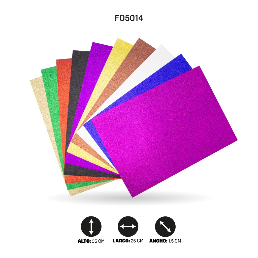 FOAMY 1/8 AH ROYAL ESCARCHADO SURTIDO X 10 UNDS [AH81100015]