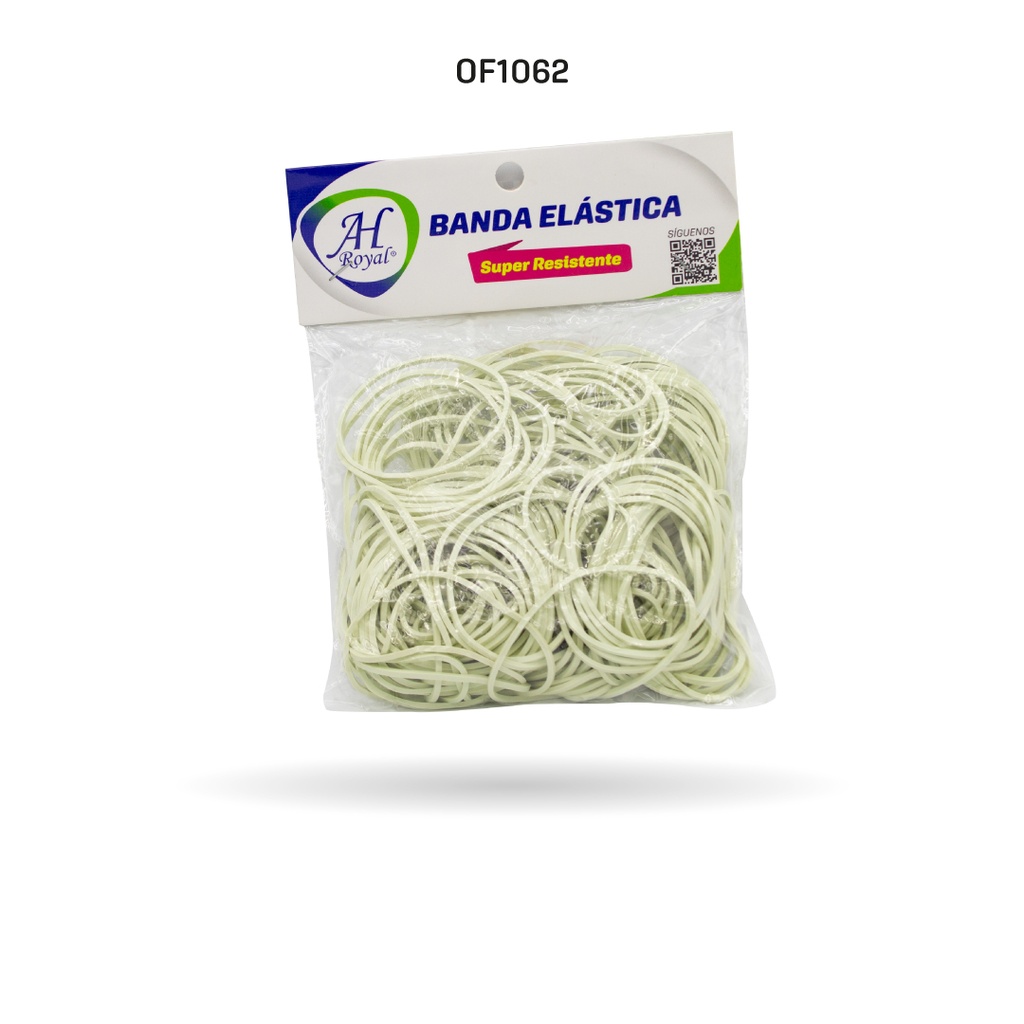 BANDAS DE CAUCHO AH ROYAL BLANCO BOLSA PEQUEÑA APX 150 [PAC10112-1062]