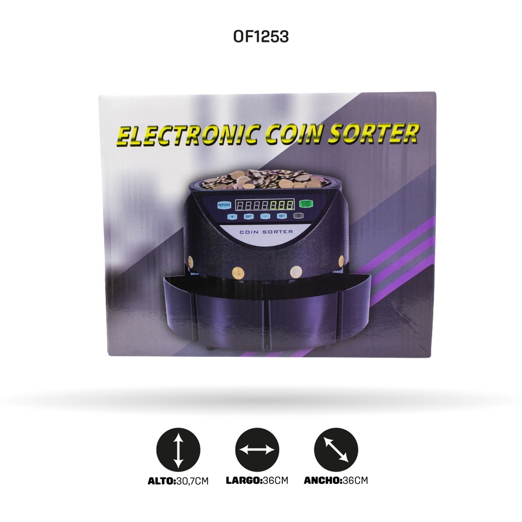 MAQUINA CONTADORA DE MONEDA 360 [PAC90154-1253]