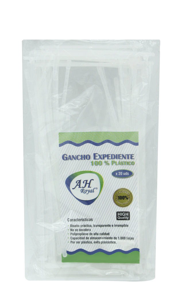 GANCHO EXPEDIENTE PLASTICO X100 [0293]