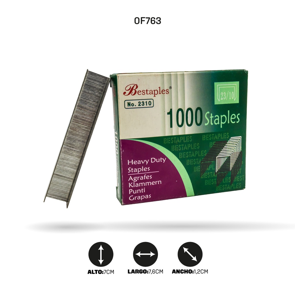 GANCHO PARA COSEDORA X 1000 UND X 3/8 # 10 INDUSTRIAL []