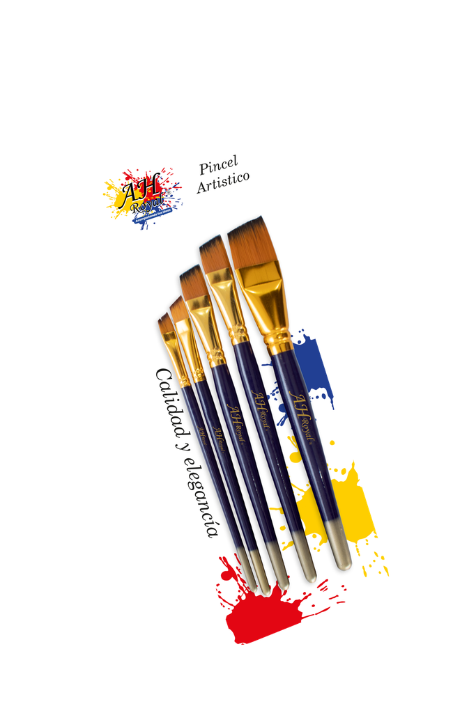 PINCEL AH ROYAL JUEGO ANGULAR NO 10 1/2 1 IN 1/5 IN 3/4 X5 [PAC20050-1534]