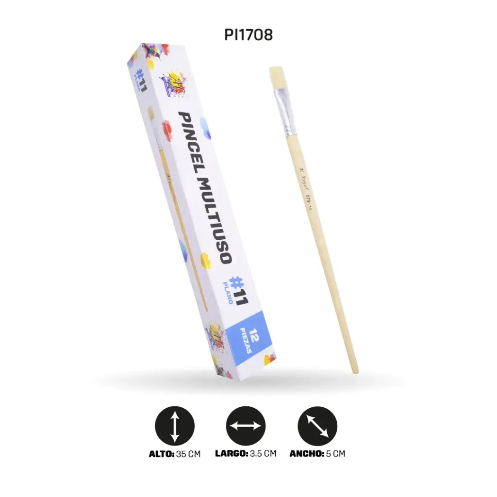 PINCEL CHINO AH ROYAL PLANO NO 11 X12 [PAC20011-1708-PAC80092-1708]