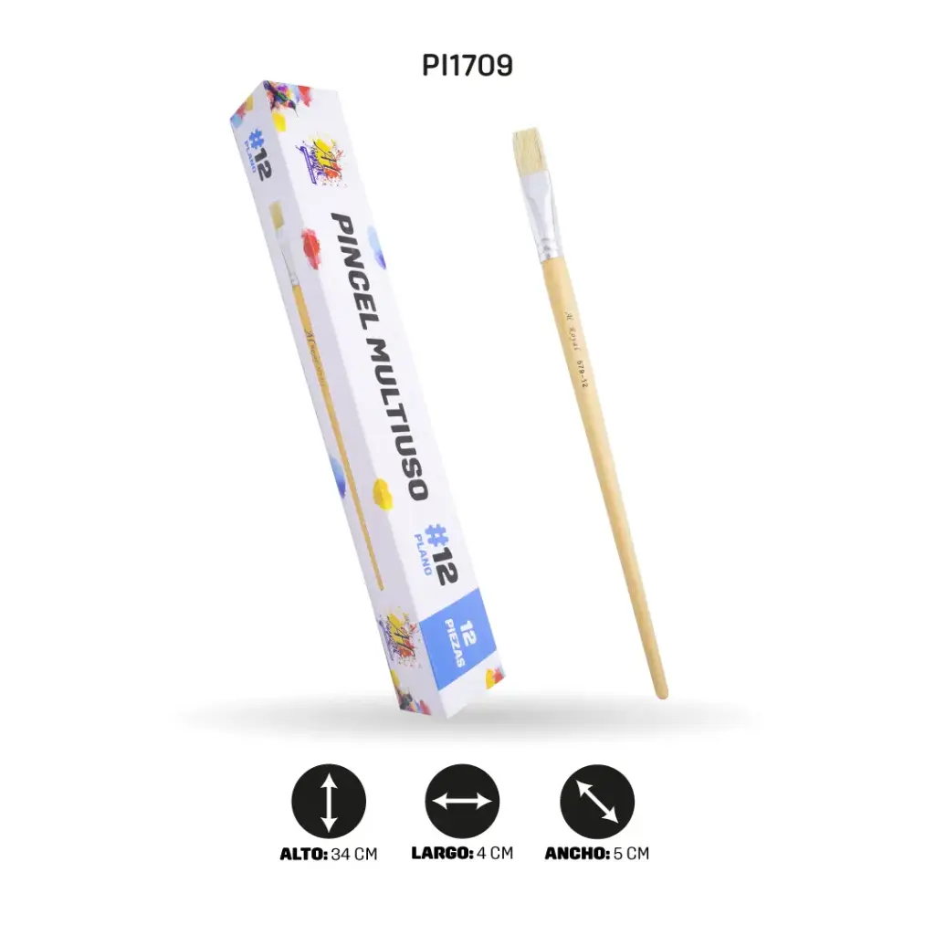 PINCEL CHINO AH ROYAL PLANO NO 12 X12 [PAC20012-1709]