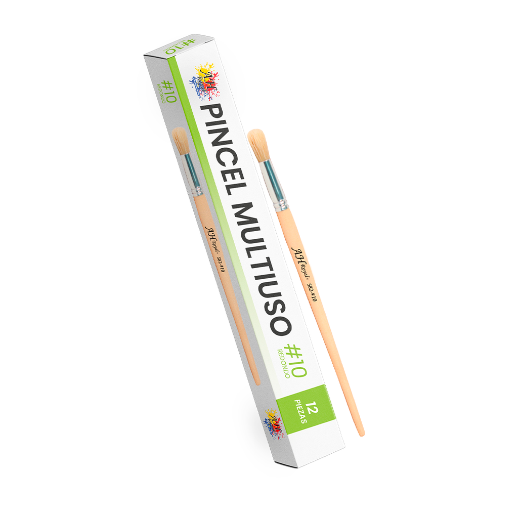 PINCEL CHINO AH ROYAL REDONDO NO 10 X12 [PAC20022-1719-PAC80103-1719]