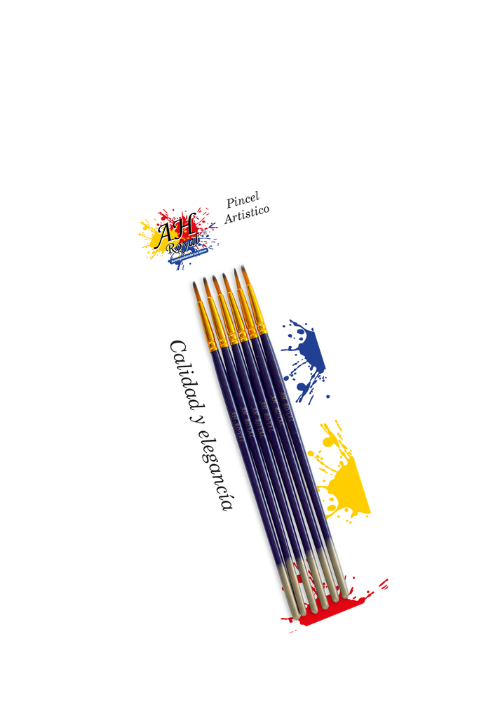 PINCEL AH ROYAL JUEGO REDONDO DEL 1 AL 6  [PAC20075-333]