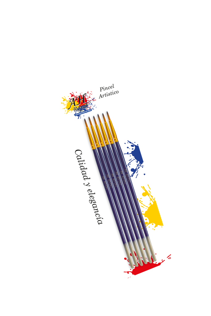 PINCEL AH ROYAL REDONDO NO 2 X6  [PAC20063-907]