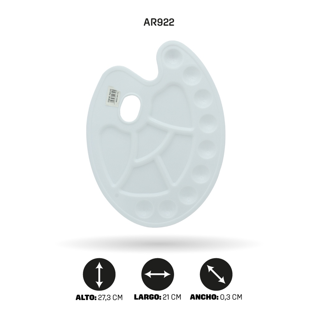 PALETA OLEO BLANCA F0126 [PAC2752]