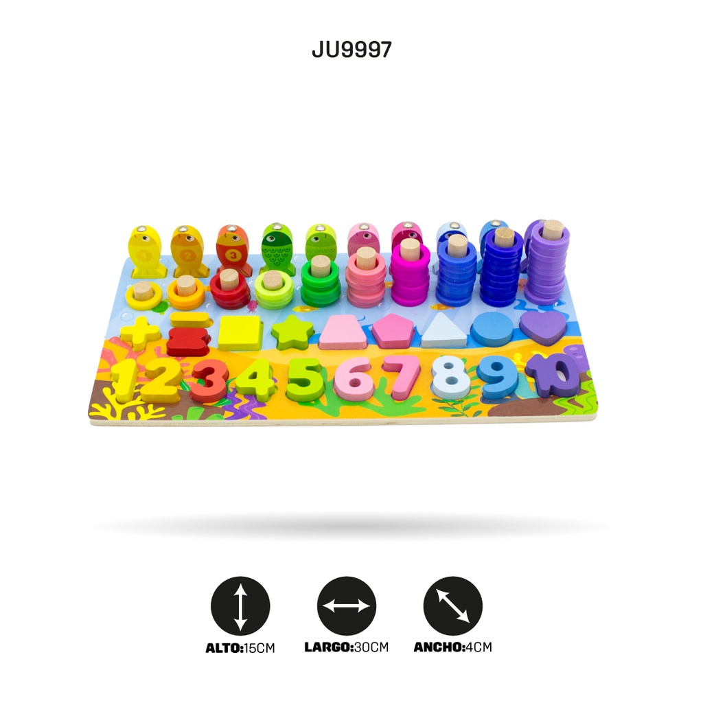 ENCAJABLE DE PESCA DIGITAL SEIS EN UNO [1970-143]