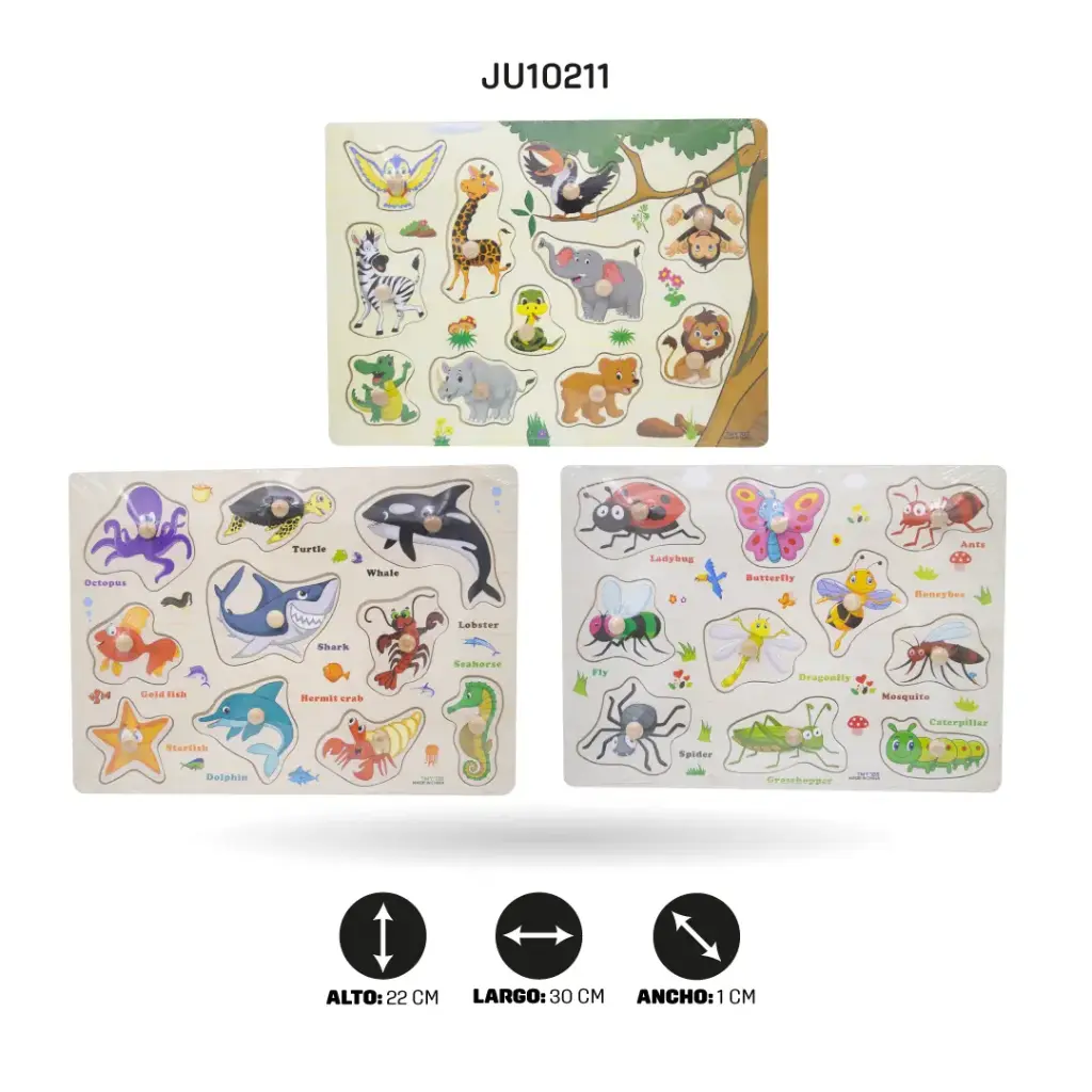 9943 TABLERO DIDACTICO DE MANO CON CLAVIJAS DE MADERA [1970-60]