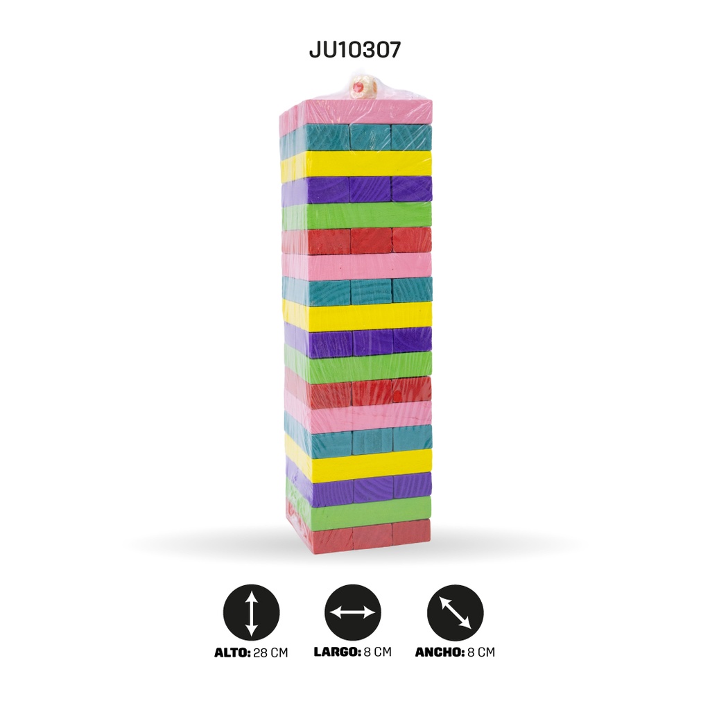 JENGA DE COLORES 54 PIEZAS [1970-121]