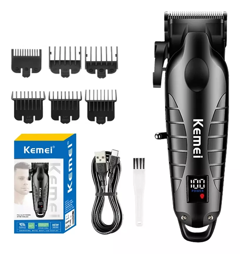 MAQUINA PARA CABELLO KEMEI RELOJ DIGITALLFJ-KM-2290-SIN BASE [PAC4286]