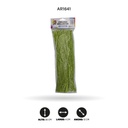 CHELINES DE FELPA BRILLANTES VERDE CLARO BOLSA X 100 UND [PAC5390]