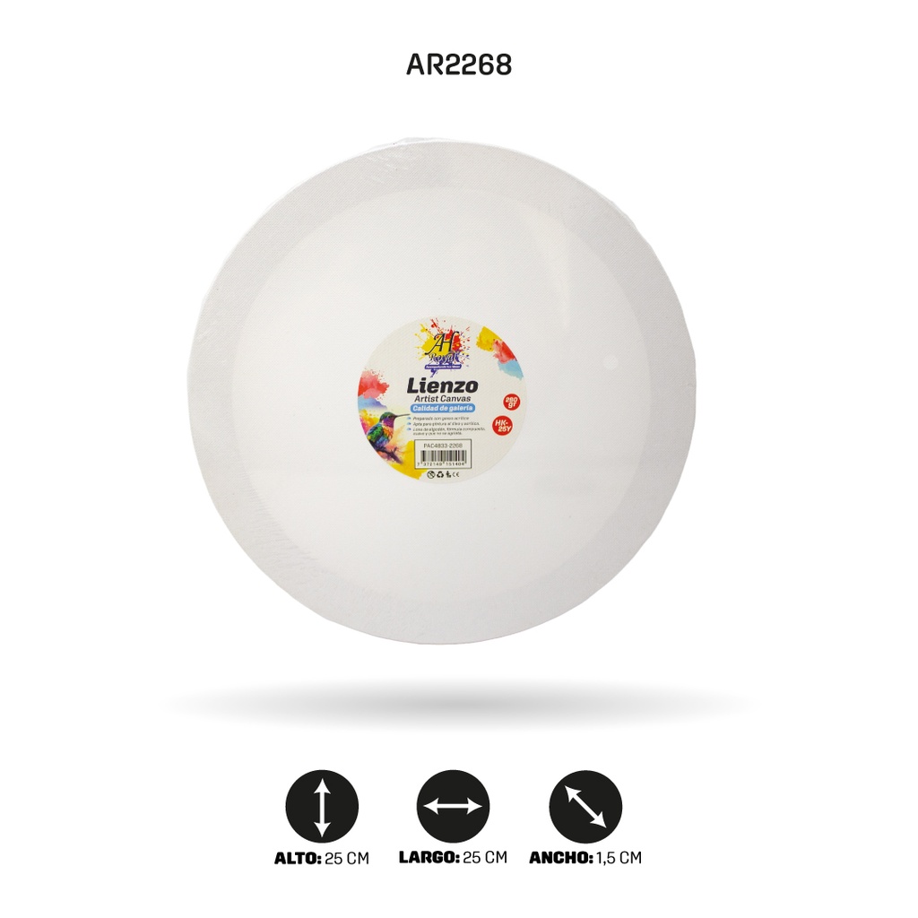 LIENZO REDONDO HK-25CM [PAC4833-2268]