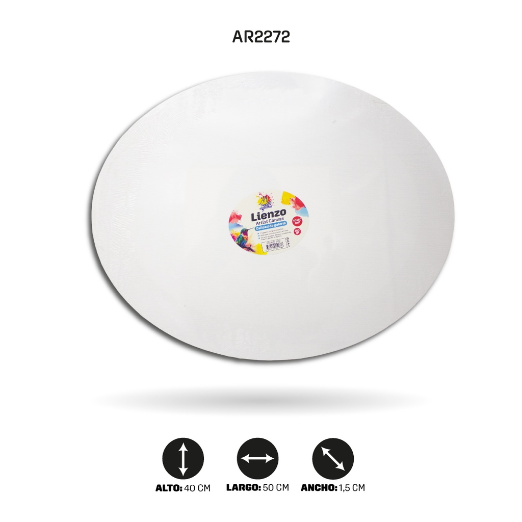 LIENZO OVALADO  40x50CM [PAC4837-2272]
