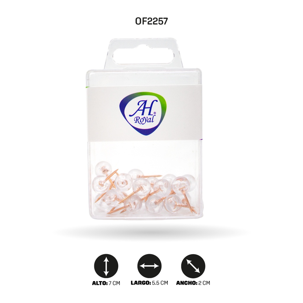 CHINCHON CABEZA REDONDA  AH ROYAL BLISTER ACRILICO  [4406-2257]