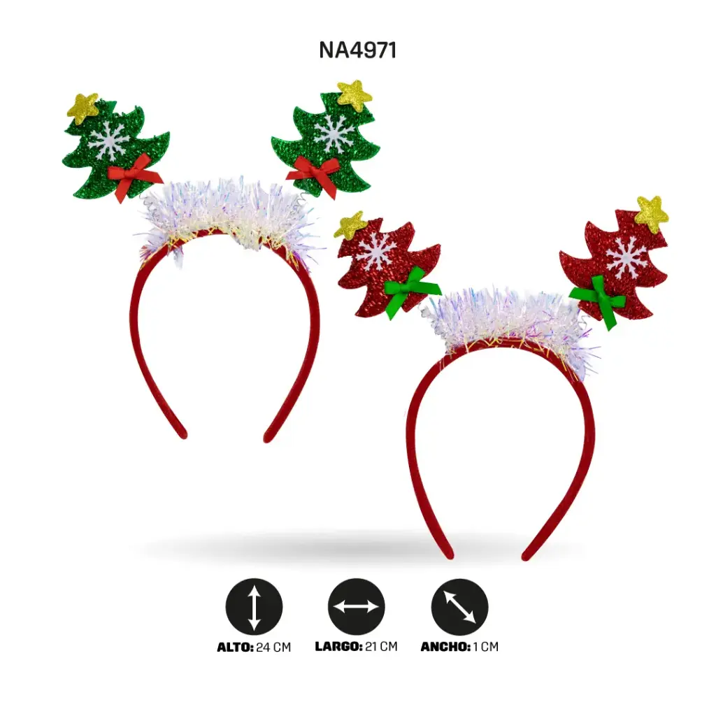 DIADEMA DE NAVIDAD -12 BOX/12 [PAC4934]