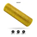 MALLA 24cm x 7m DORADO [PAC5113]