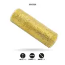 MALLA 24cm x 7m CREMA+DORADO [PAC5126]