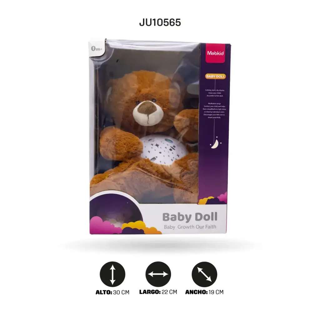 MUÑECA DE PELUCHE (OSO PARDO) [MBQ661-13A]