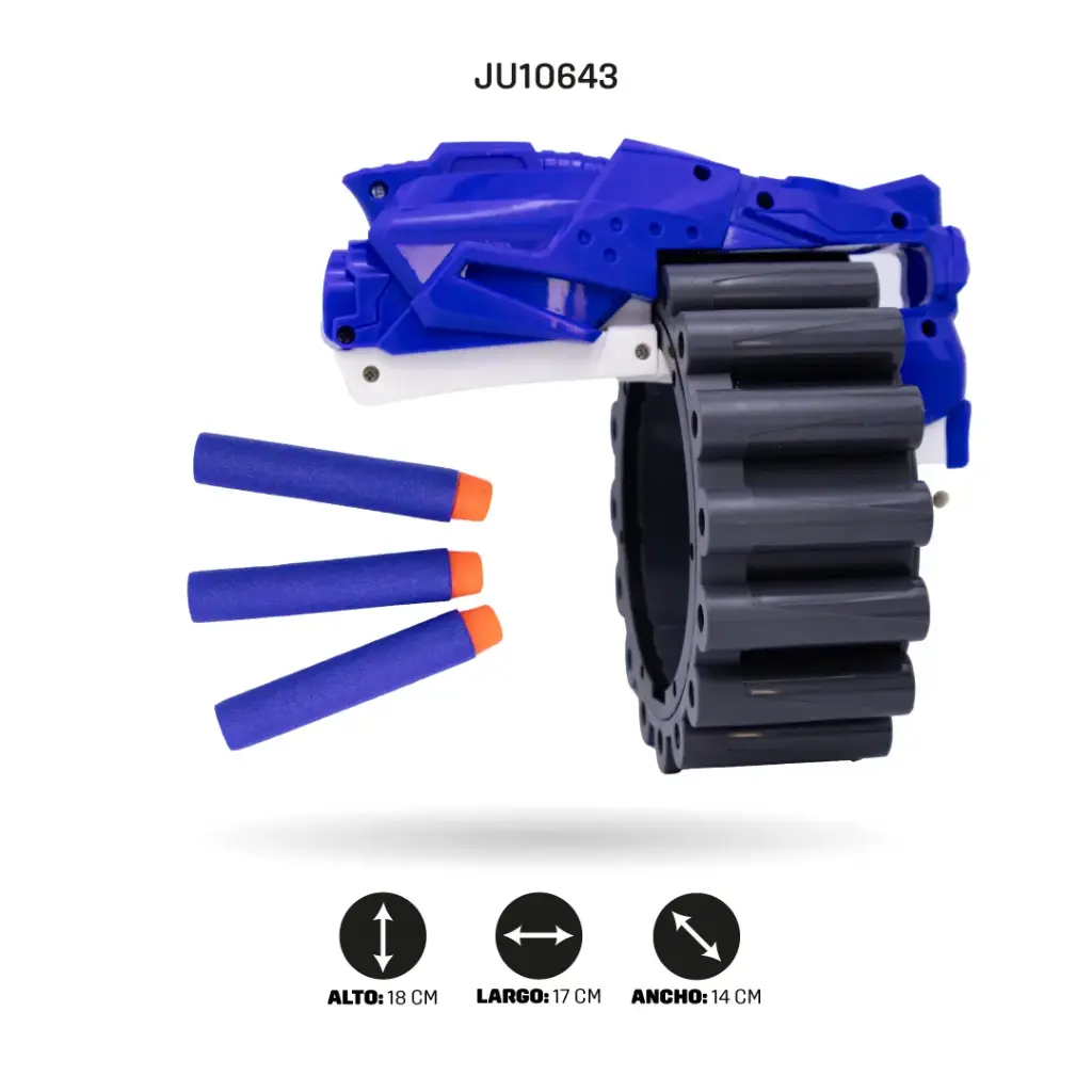 LANZADOR DE DARDOS SUAVES SEMIAUTOMATICO [AK-9228]