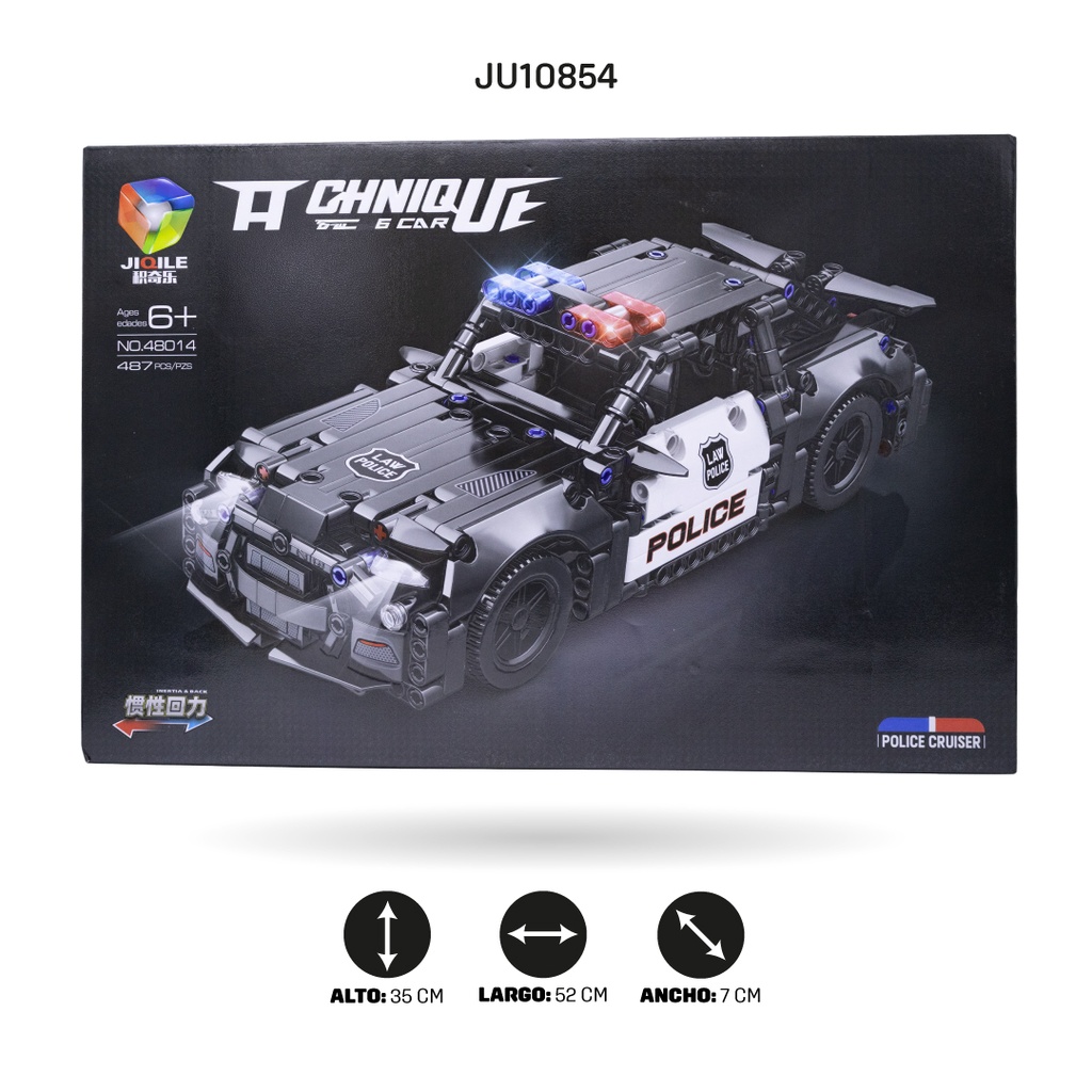 COCHES DE POLICÍA X437 PIEZAS [48014]