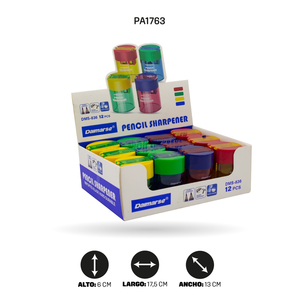 SACAPUNTAS DOBLE DMS-836 [PAC4878]