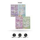 NOTICAS DE OSOS COLOR PASTEL XX-1608/1618 4 MOTIVOS DISP X12 [PAC4557]