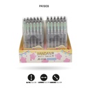 BOLIGRAFO METALIZADO SET X12 UND [PAC4645]