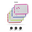 TABLERO CON MARCADOR Y BORRADOR NEÓN 30x40 [PAC4733]