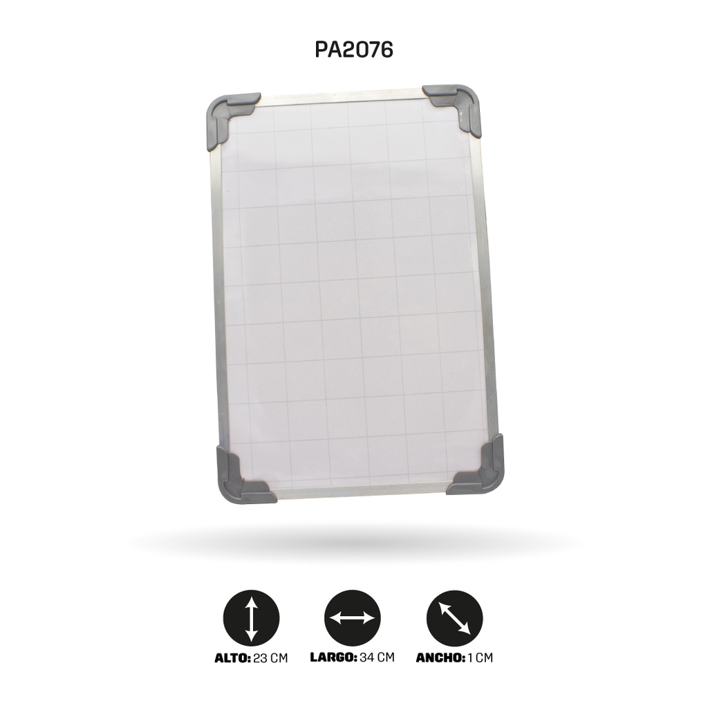 TABLERO NACIONAL CUADRICULADO 23CM X 34CM