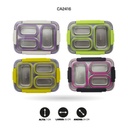 LONCHERA INFANTIL EN ACERO INOXIDABLE 4 COLORES 886 SIN IMPRESION [PAC4798]