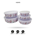 JUEGO DE RECIPIENTES ESMALTADO X5pcs [PAC5329]