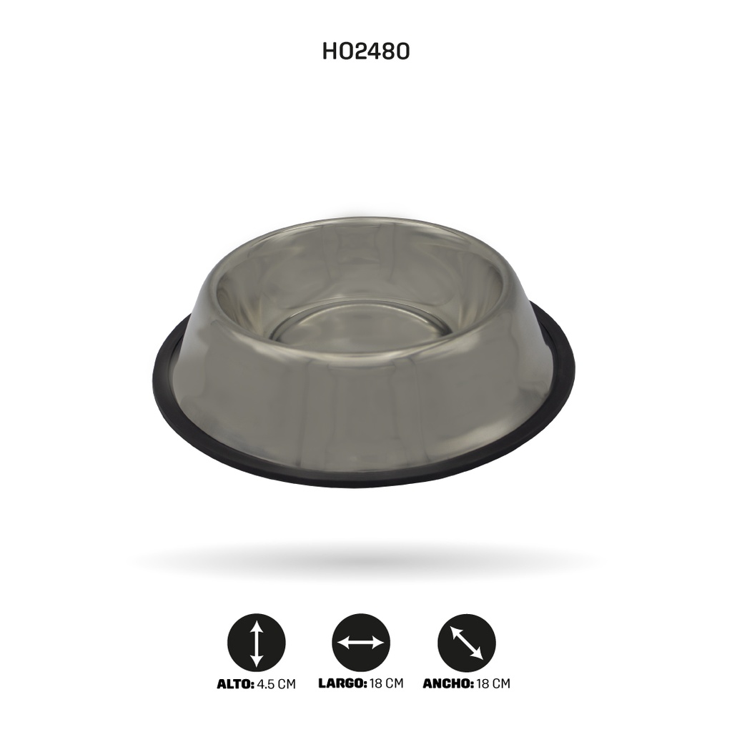 COMEDERO PARA MASCOTAS 18CM [PAC5332]