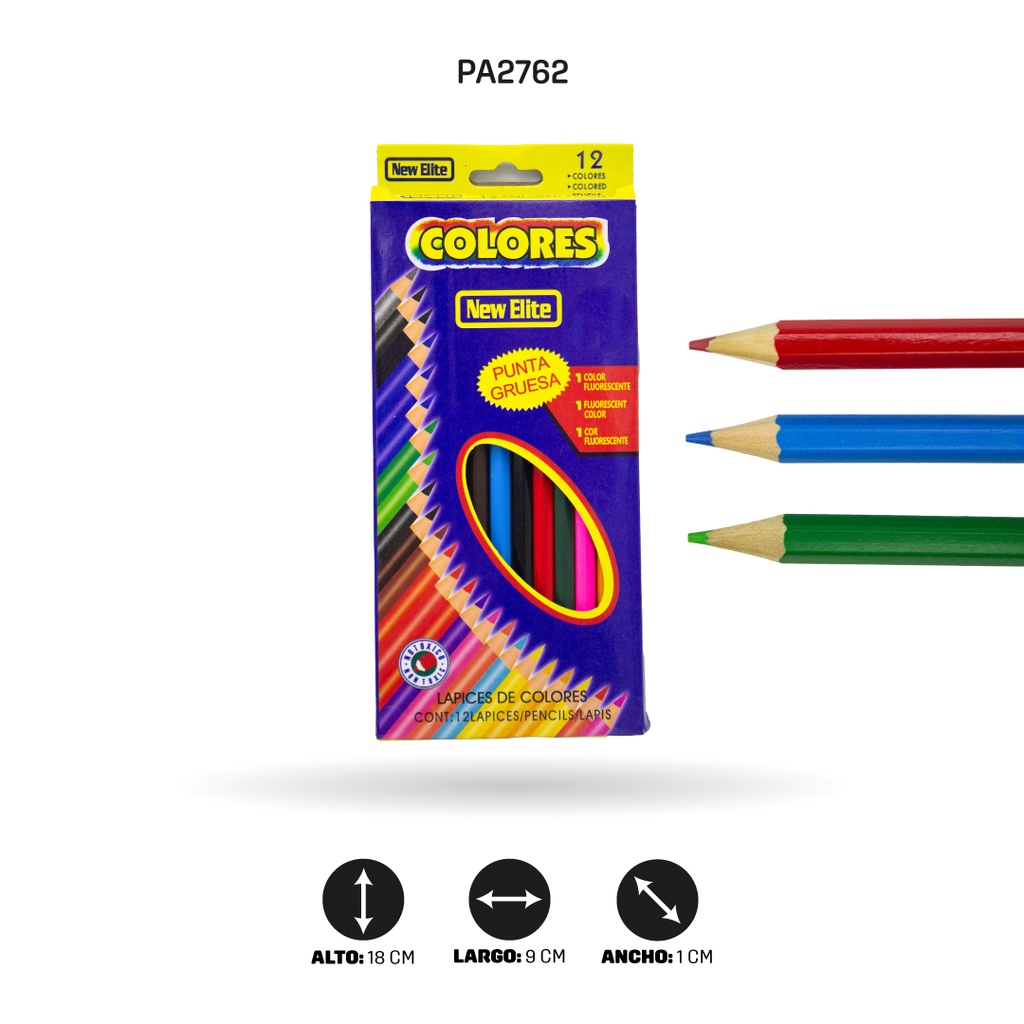 COLORES x12 NEW ELITE [PAC4823-392]