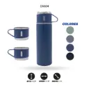 JUEGO DE TERMO 500ML CON POCILLOS sus 304 [PAC6505]