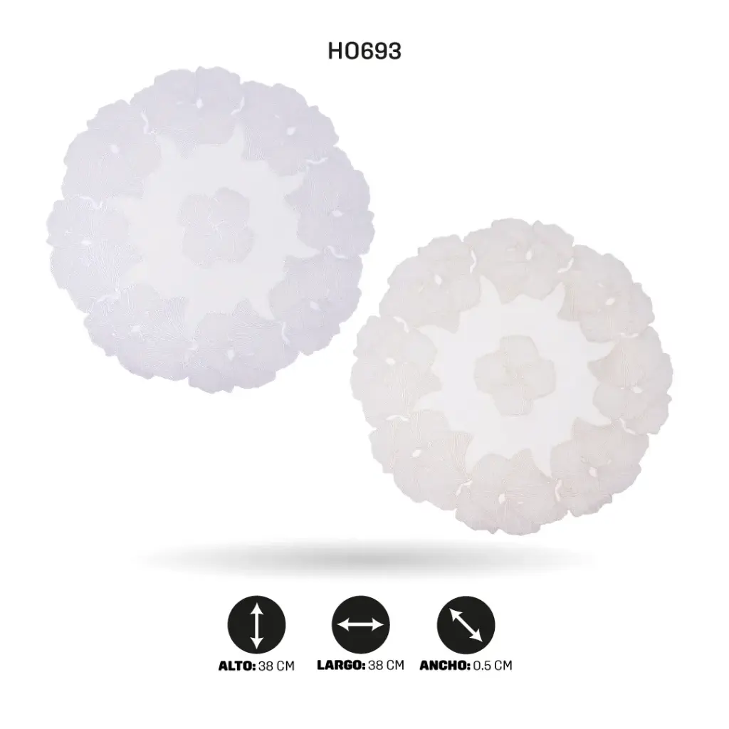 INDIVIDUAL REDONDO 38CM (DISPLAY X12) [PAC6595]