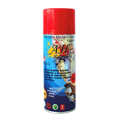 [AR1345] PINTURA AEROSOL AH ROYAL ROJO EXTRA GRANDE DE 400 ML SUZUKI [131-HT40211]