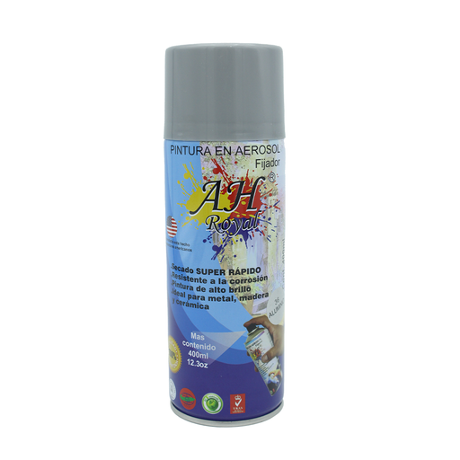 [AR1376] PINTURA AEROSOL PLATEADO EXTRA GRANDE 400ML [HT40195A]