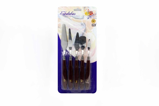 [AR478] ESPATULA AHROYAL METALICAS X 5 (1-5) [PAC30057-478]