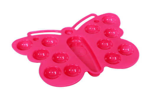 [AR591] PALETA PLASTICA MARIPOSA DE COLORES []