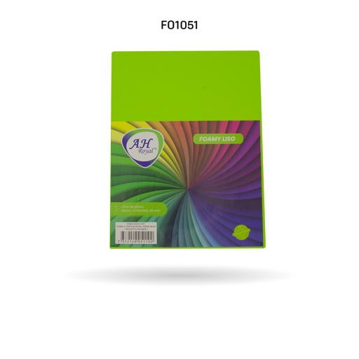 [FO1051] FOAMY 4 CARTA AH ROYAL VERDE NEON X 10 UNDS [AH28102315]