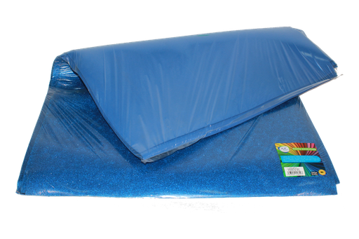 [FO3229] FOAMY PLIEGO AH ROYAL ESCARCHADO AZUL X 10 UNDS UNIFICAR [AH51100216-3229-AH51100216]