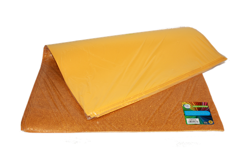 [FO3233] FOAMY PLIEGO AH ROYAL ESCARCHADO DORADO X 10 UNDS [AH51101016-3233-AH51101016]