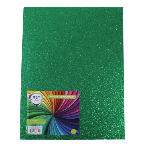 [FO3250] FOAMY 4 CARTA AH ROYAL ESCARCHADO VERDE PASTO X 10 UNDS [AH29101515-3250-AH29101515-AH21101515]